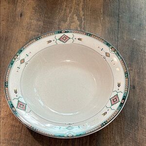 Adirondack by Studio Nova  9" Round Vegetable Bowl stoneware table to oven Aztec